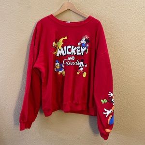 mickey and friends sweatshirt